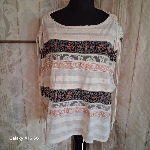 FREE PEOPLE Women's Multicolor Patterned Top - Picture 1 of 7